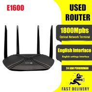 ZTE ZXHN E1600 WiFi 6 Router 2.4G 5G Modem Adapter Home Office Gaming Streaming Support Many WiFi Ro