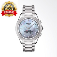 New Original Tissot T-TOUCH Solar Mother of Pearl Ladies Watch T0752201110100 2 Yrs International Wa