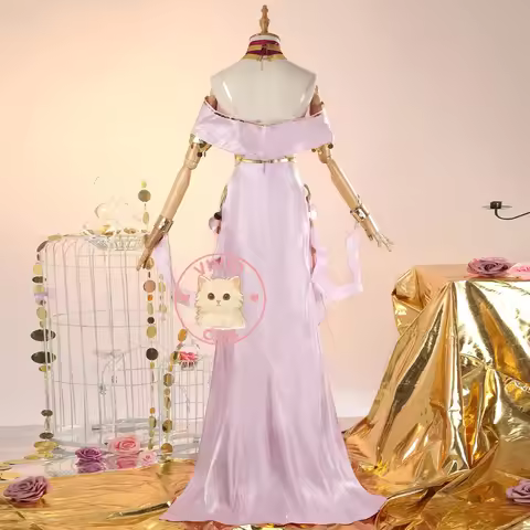 Top Game Path To Nowhere Cosplay Costume Anime Demolia Role Playing Pink Dress Full Set Women Comic 