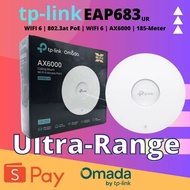 TP-LINK EAP683 UR AX6000 Ceiling Mount (WiFi 6 Access Point | 2.5G Port | 802.3at PoE | 5952Mbps)