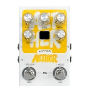 LIVTRA AETHER Stereo Reverb Guitar Effect Pedal 9 Reverb Modes Infinite Hold USB-C Recording Pedal