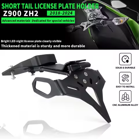 Motorcycle License Plate Holder Tail Light Bracket Fender Eliminator For KAWASAKI Kawasaki Z900 SE /