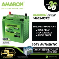 AMARON GO Series 46B24R/RS Car Battery Premium Lasting for Proton Perodua/Honda/Toyota