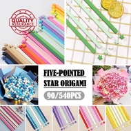 27 Color Five-pointed Star Origami Mixed Candy Color Solid Star Star Origami Paper Origami F3v9