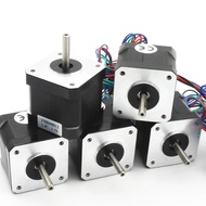 CNCTOPBAOS 5Pcs Nema17 Stepper Motor 40mm 64oz-in 1.7A 17HS4401J,with 4 Pin 2.54mm DuPont Connector 