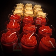 Lotus butter wax candle box of 10 - burns 8 hours