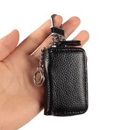 เคส HEZHANG สำหรับผู้หญิงผู้ชายกระเป๋ากระเป๋าหนัง PU ที่เก็บกุญแจมีตะขอโลหะตัวครอบพวงกุญแจกระเป๋าสตางค์กุญแจรถกระเป๋าพวงกุญแจที่ใส่กุญแจ