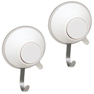 【Direct from JAPAN】LEC Push-type Suction Hook White H-670