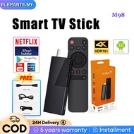 Smart TV Stick M98 Smart TV BoX Android 11 Wif Smart Control StreamingDevice Wi-Fi Remote for all TV