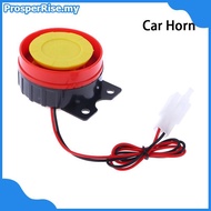 [prosperrise] Durable Car Horn Air Raid Siren Alarm Universal 12V Car Tru Horn Portable Small Electr