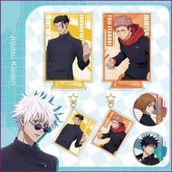 HT Jujutsu Kaisen acylic stand keychain badge Satoru Gojo Megumi Itadori Yuji Acylic Plate Holder HT