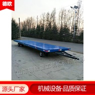 ST/💥Traction Flatbed Trailer Large Heavy Cargo Running Tool Car Trailer Factory Traction Platform Trolley 5EKQ