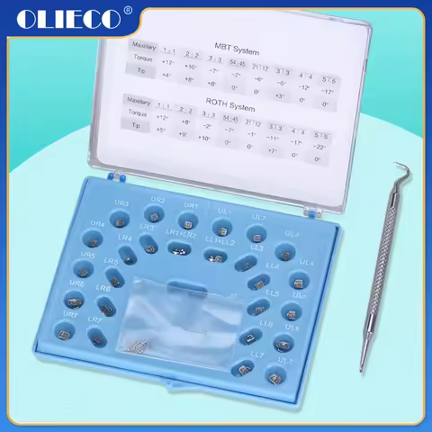 Dental Brackets Orthodontic Brace Metal Self-Ligating Brackets with Buccal Tube Ormco Damon Q system
