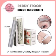 2pcs/10pcs Eyebrow Razor Shaver Trimmer Face Hair Remover Woman Beauty Tool Stainless Steel Pencukur