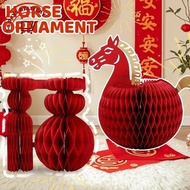 [3-5 DAYS DELIVERY]1/2/3PCS - 3D Lucky Horse Desktop Decoration for Year of the Horse, Red Zodiac Or