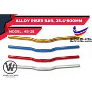 Basikal handle bar MTB Alloy/Steel Handlebar Ø25.4mm Handle Bicycle Handle Bar/Handle Bar Basikal