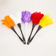 Soft chicken feather duster dust removal duster feather brush flat feather brush mini feather duster