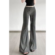 tracksuit woman tracksuit seluar ootd Contrast Color Striped Pants - Lightweight & Drawstring | Slim