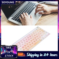 Soyoung Keyboard Stickers Universal English PVC Wear Resistant Replacement Sticker for IOS Computer 