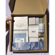 [FREE WISH CARD] Aesthetic Journaling Starter Kit Gift Box for Your Artistic Friend Partner Student 