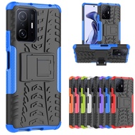 For Xiaomi 11T / 11T Pro Case Hybrid Armor Shockproof Kickstand Protective Phone Cover