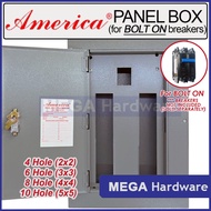 AMERICA Panel Box / Panel Board for 2-Pole Bolt On Circuit Breakers