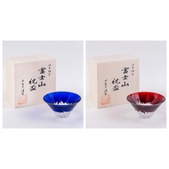 Tajimaglass Mt.fuji glass rock glass sake glass sake cup 【Made in Japan】