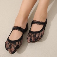 Socks Women Lace Boat Socks Thin Style Invisible Socks Hollow Lace-up Straps Lace Socks Hollow Lace 