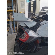 BKFD FK8 Mugen Style spoiler Carbon Fiber / Fiberglass