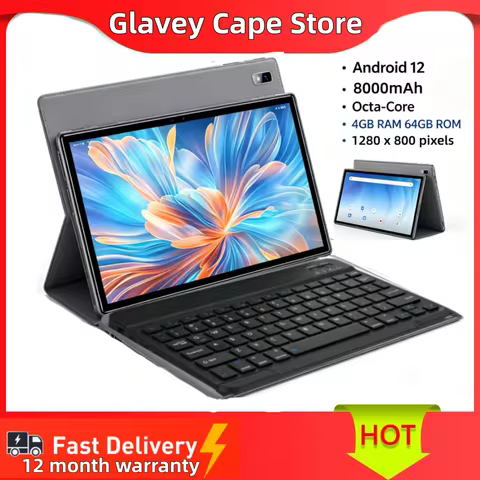 10.1 INCH 4GB RAM 64GB ROM Android 12 Tablet PC A6 CPU UNISOC SC9863A Processor, Type-C WIFI Octa-Co
