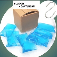 Blue ice gel ICE GEL COOLING 100 GRAM BLUE ICE GEL COOLING FAN/ blue gel fan/