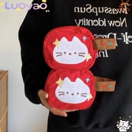 LUOYAO1 Makeup Bag, Zipper Closure Large Capacity Instant Camera Storage Pouch, Portable Cartoon wit