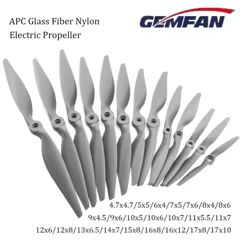 1/2PCS Gemfan APC Glass Fiber Nylon Propeller 5x5/6x4/7x5/8x4/8x6/9x6/10x5/10x7/11x5.5/12x6/13x6.5/1