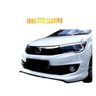 Ready Stock Perodua Bezza 2016 Pu Gear Up Front Skirt Bodykit Bezza Skirt Depan G-U Front Lip Pu Material