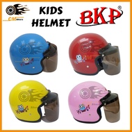 BKP Kids Helmet Children Topi Keledar Budak KIDS BKP Helmet with Tinted Visor (Sirim Approved)