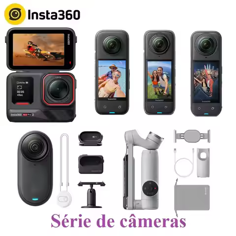 Insta360 X5\X4\X3\Ace Pro 2\GO 3S\Flow Pro\Flow 2 Pro Sport Camera Insta 360 X 5\ X 4\X 3 Action Cam