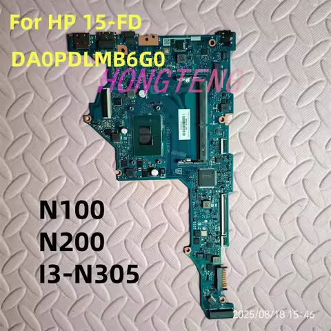 DA0PDLMB6G0 For HP 15-FD 15-FD0625DS 15-FD0083WM Motherboard N36774-601 N36770-601 N36769-601 cpu:N1