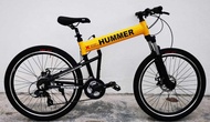 26 MOUNTAIN BIKE FOLDABLE - HUMMER FOLDING BICYCLE 26 - YELLOW - ALUMINUM