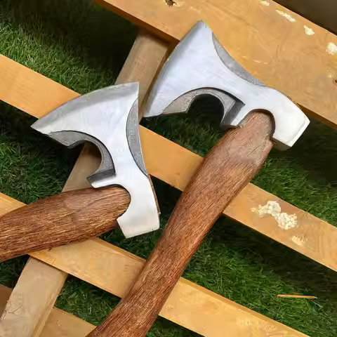 Manganese Steel Russian T-actical axe Viking Axe Multi-functional Camping Firewood Chopping Hand Cut
