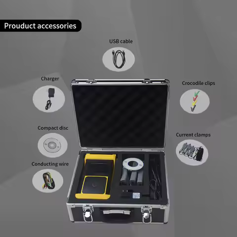 Digital Triple Clamp Three Phase Electric Motor Voltammetry Volt-Ampere Meter DC AC Voltage Electric