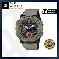 (2 Years Warranty) (100% Original G Shock) G-SHOCK Watch for Men GA-2000-5A Brown Plastic Strap