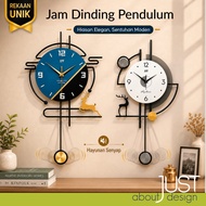 🔥 Jam Dinding Besar Ruang Tamu Moden Antik Wall Clock Antique Modern Decor Hiasan Rumah Cantik