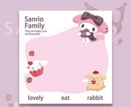 SANRIO - 酷洛米/美樂蒂 Memo 便利貼 便簽紙 Memo 留言紙 (隨機顏色)