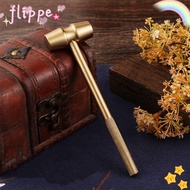 FIPE Hammer, Brass Yellow Gavel, Court Prop Judge Hammers Company
