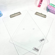 KENSHO Clipboard Plastik Transparan / Papan Jalan Bening / Papan Ujian