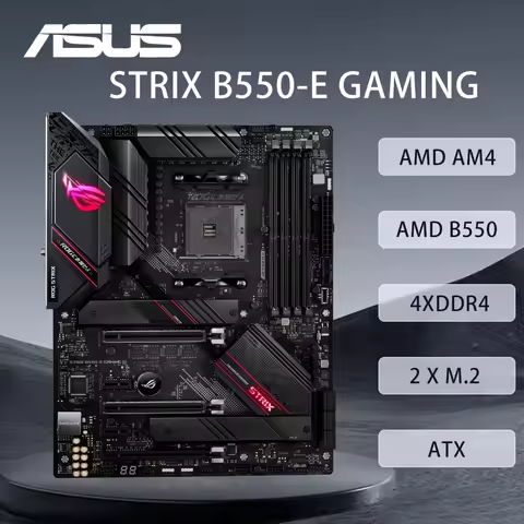 ASUS ROG STRIX B550-E GAMING Motherboard Support R7 5800X 5800X3D R5 5600X 5600 R9 5950X R7 5700X CP