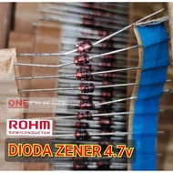 Diode Zener 4.7v 0.5watt Renteng product ROHM