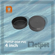 4 Inch PVC Paralon Cap | 4" PVC Cap | Dop 4 dim