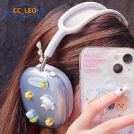 Compatible with AirPods Max Case Clear Case Cute Cinnamon Dog Kirby Cute Shockproof Shell Case For AirPods Max Protective Cover