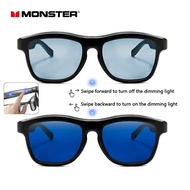 Monster Airmars GV90 Wireless Bluetooth Earphone Smart Glasses AI Translation Touch Color Change Len